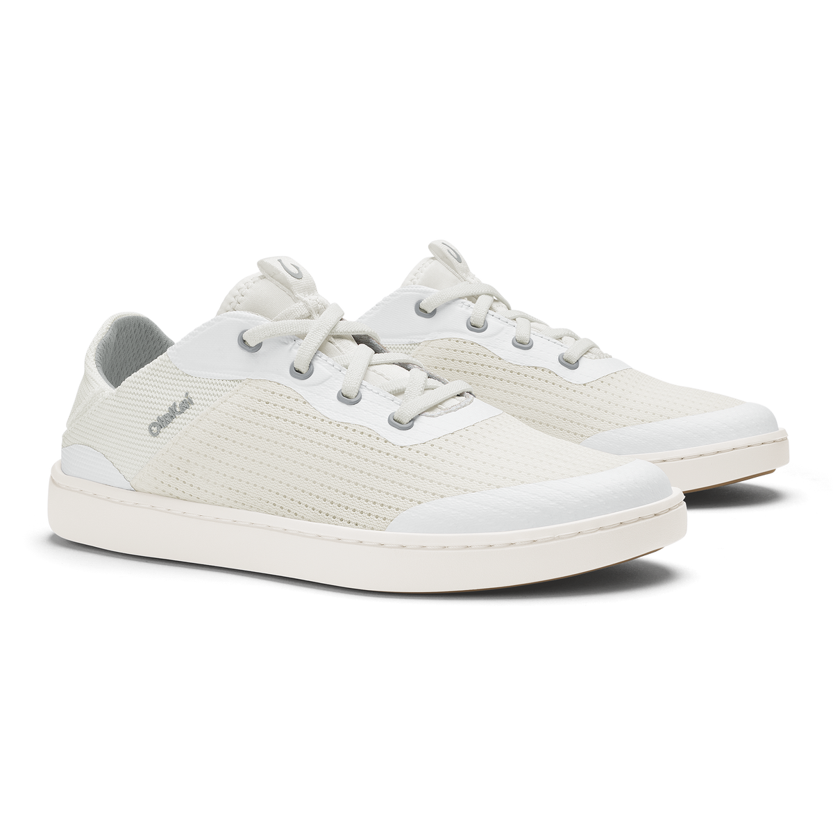Kahakai Women's Breathable Boat Shoes - Bright White / Bright White
