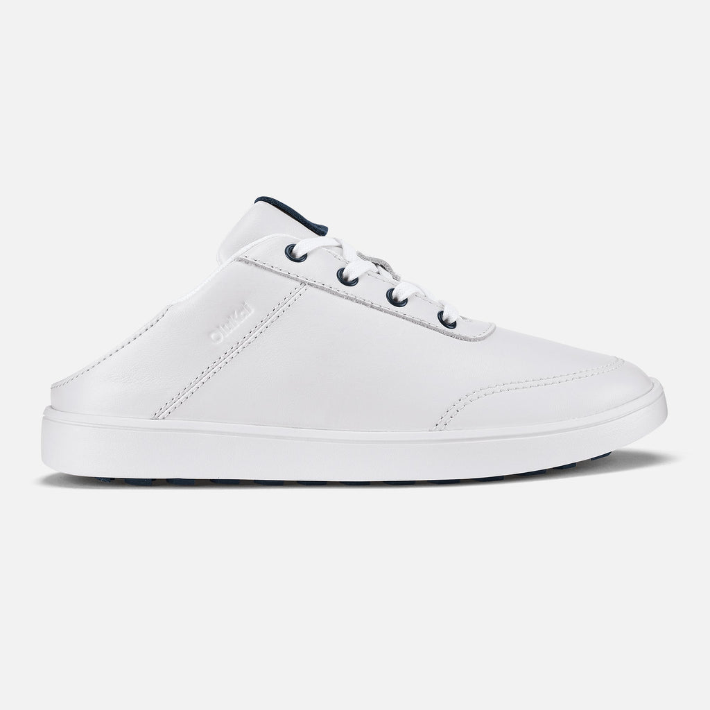 Puakea Women's Golf Shoes - Bright White / Trench Blue