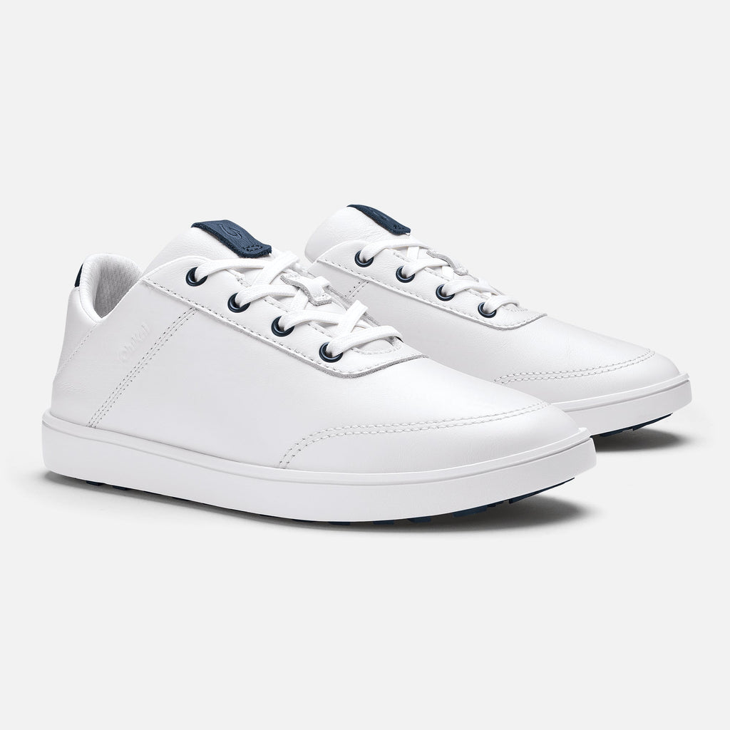 Puakea Women's Golf Shoes - Bright White / Trench Blue