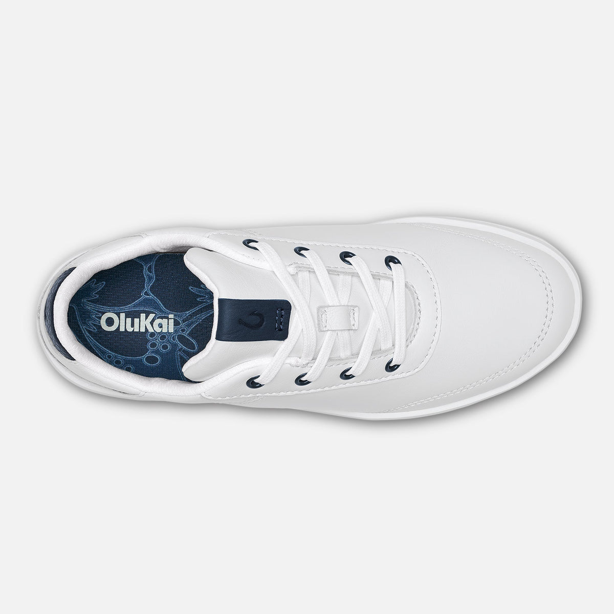 Puakea Women's Golf Shoes - Bright White / Trench Blue