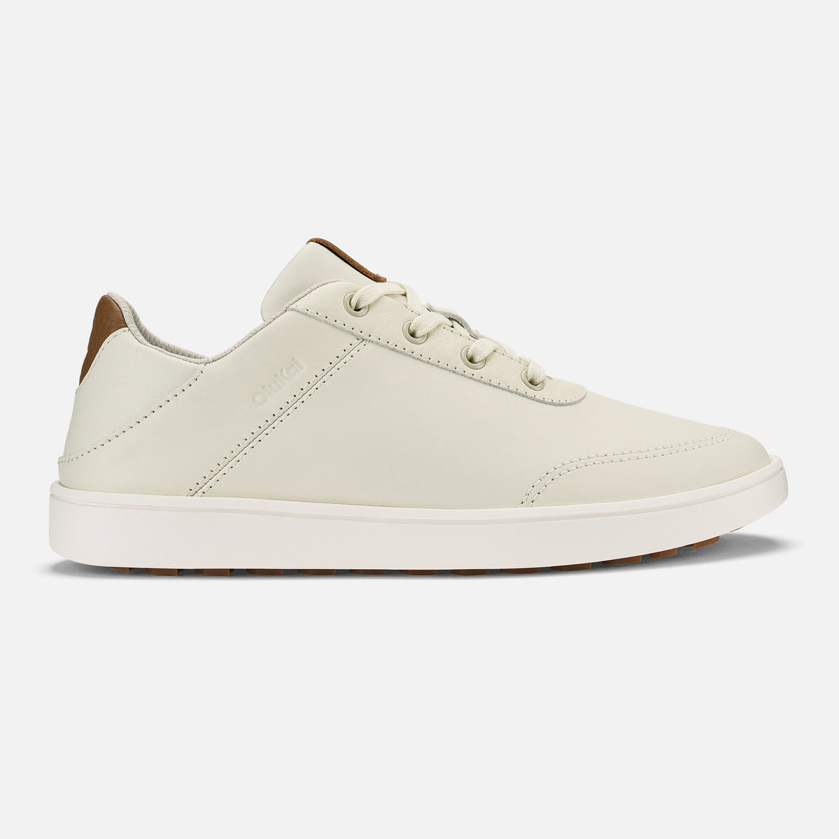 Puakea Women's Golf Shoes - White Sand / Tan