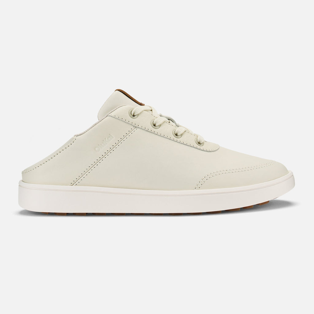 Puakea Women's Golf Shoes - White Sand / Tan
