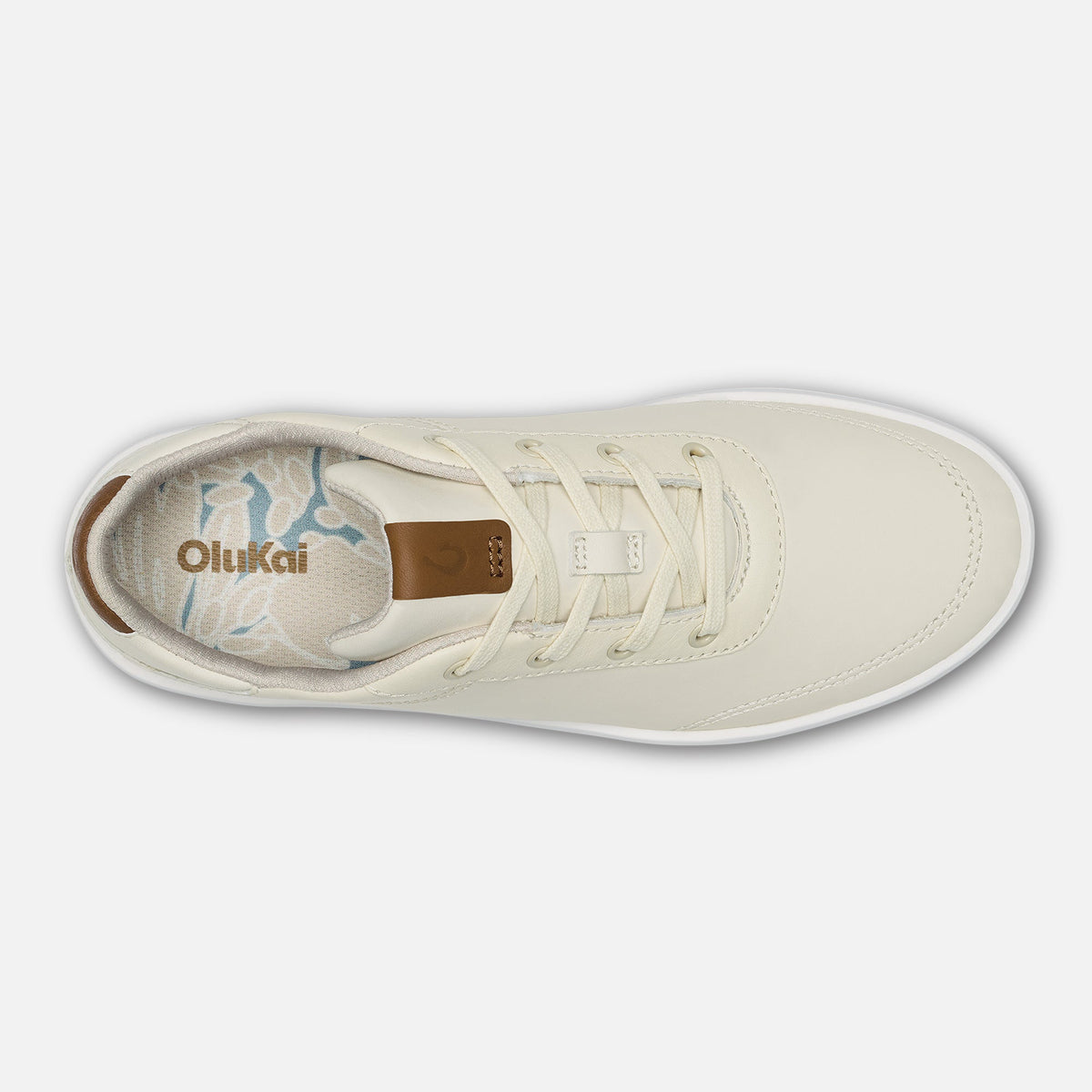 Puakea Women's Golf Shoes - White Sand / Tan