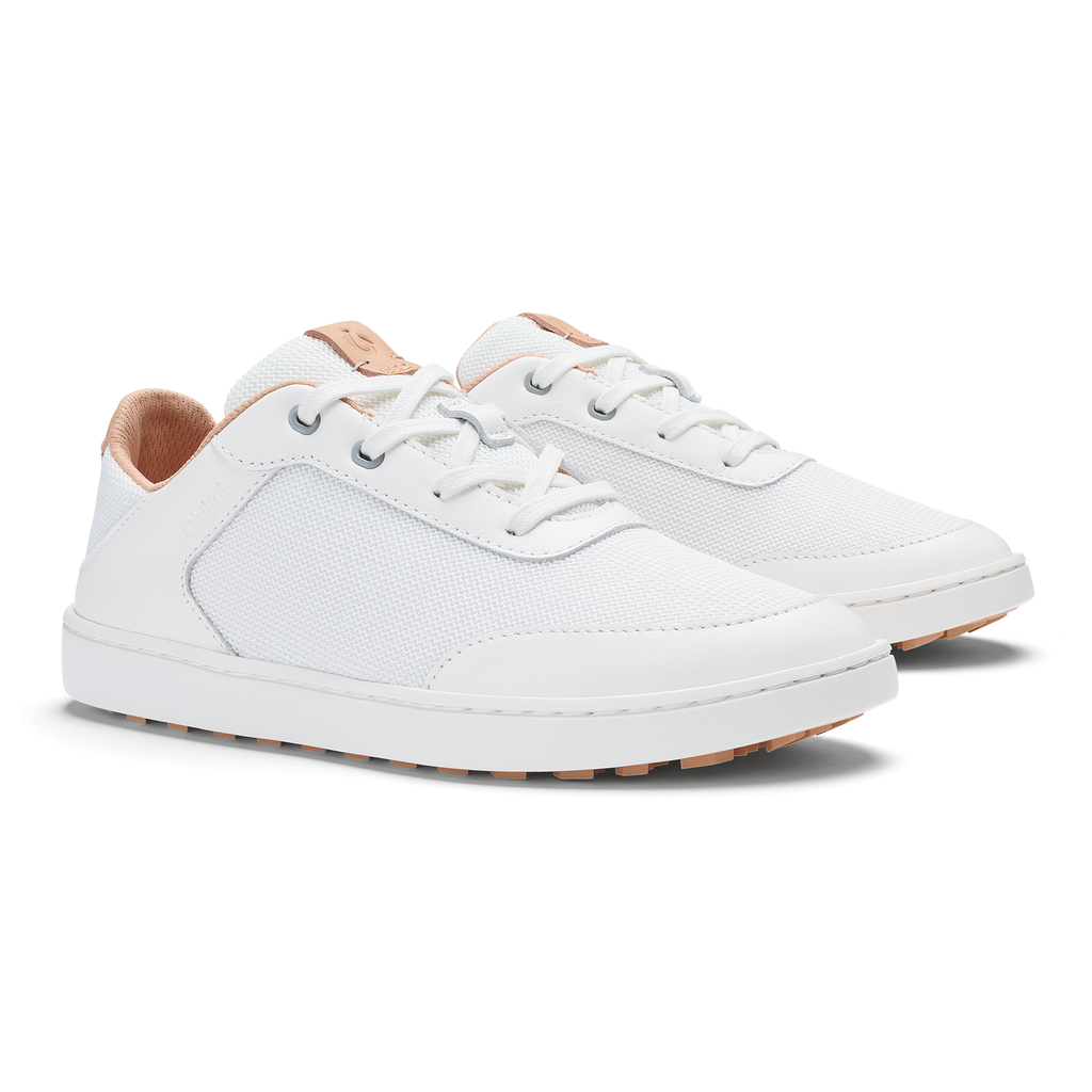 Kiahuna Women's Golf Shoes - Bright White / Cantalope