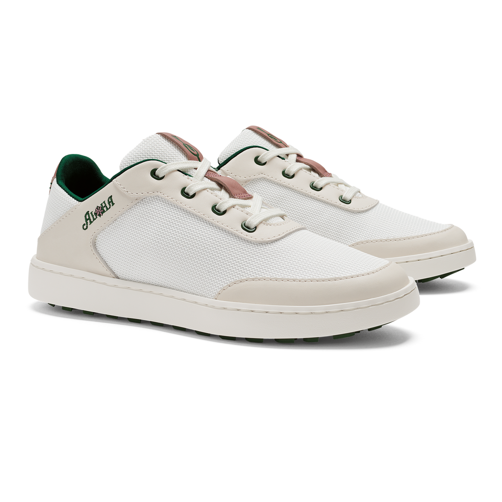 Kiahuna Women's Golf Shoes - White Sand / White Sand