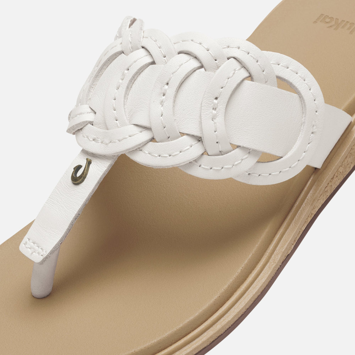 Kanani Vario Women's Beach Sandals - Bright White / Warm Sand