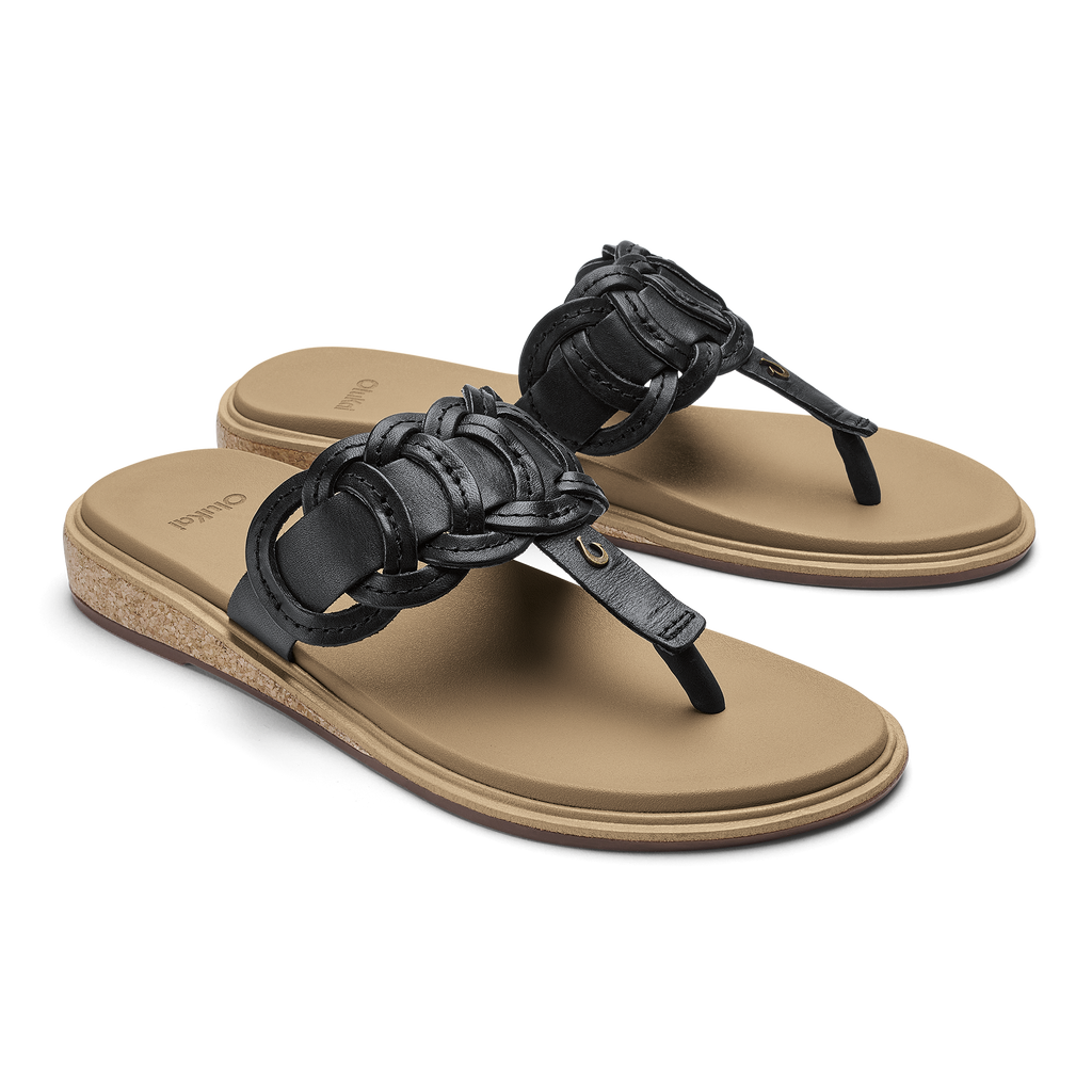 Kanani Vario Women's Beach Sandals - Black / Warm Sand