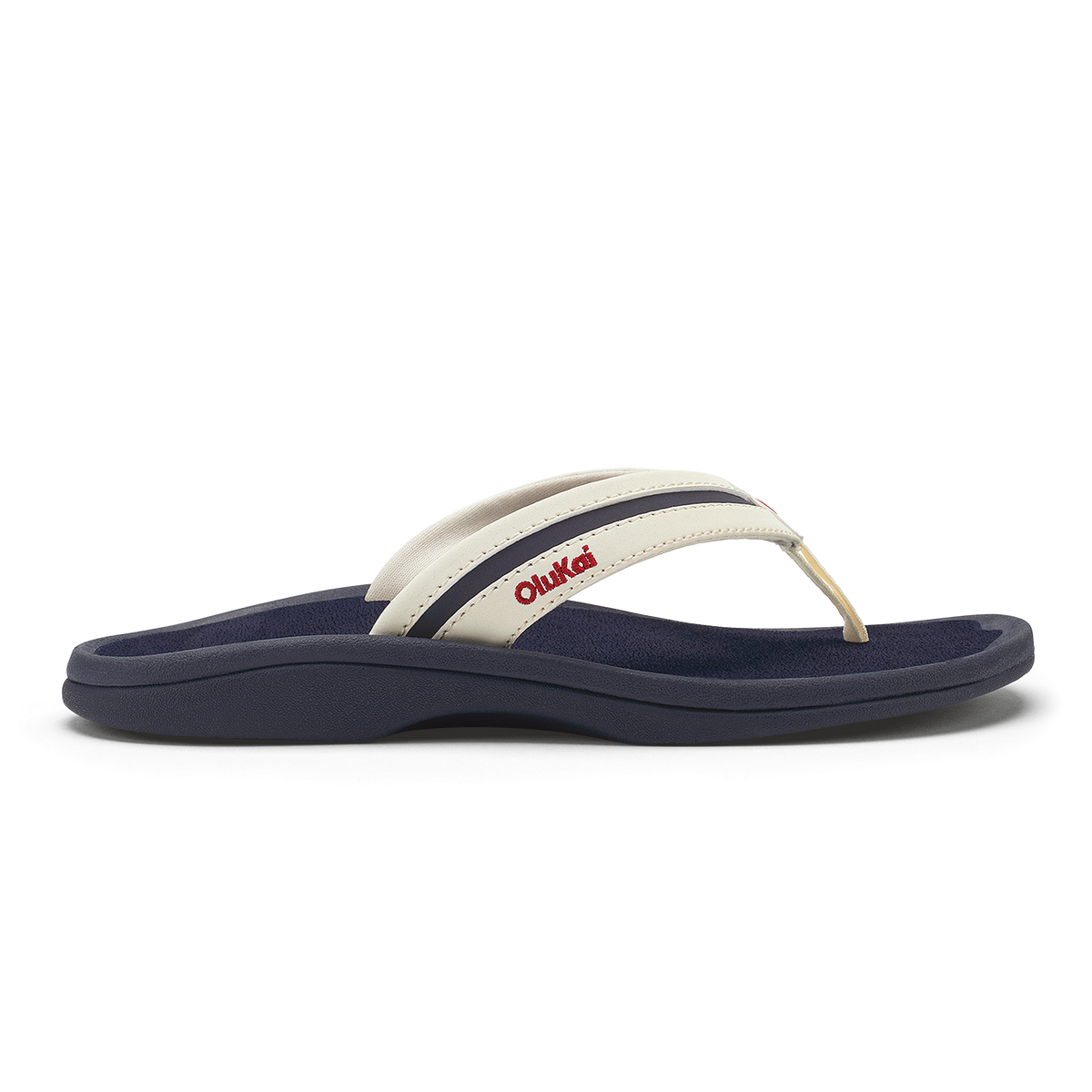 Ohana Palua Women's Beach Sandals - White Sand / Americana