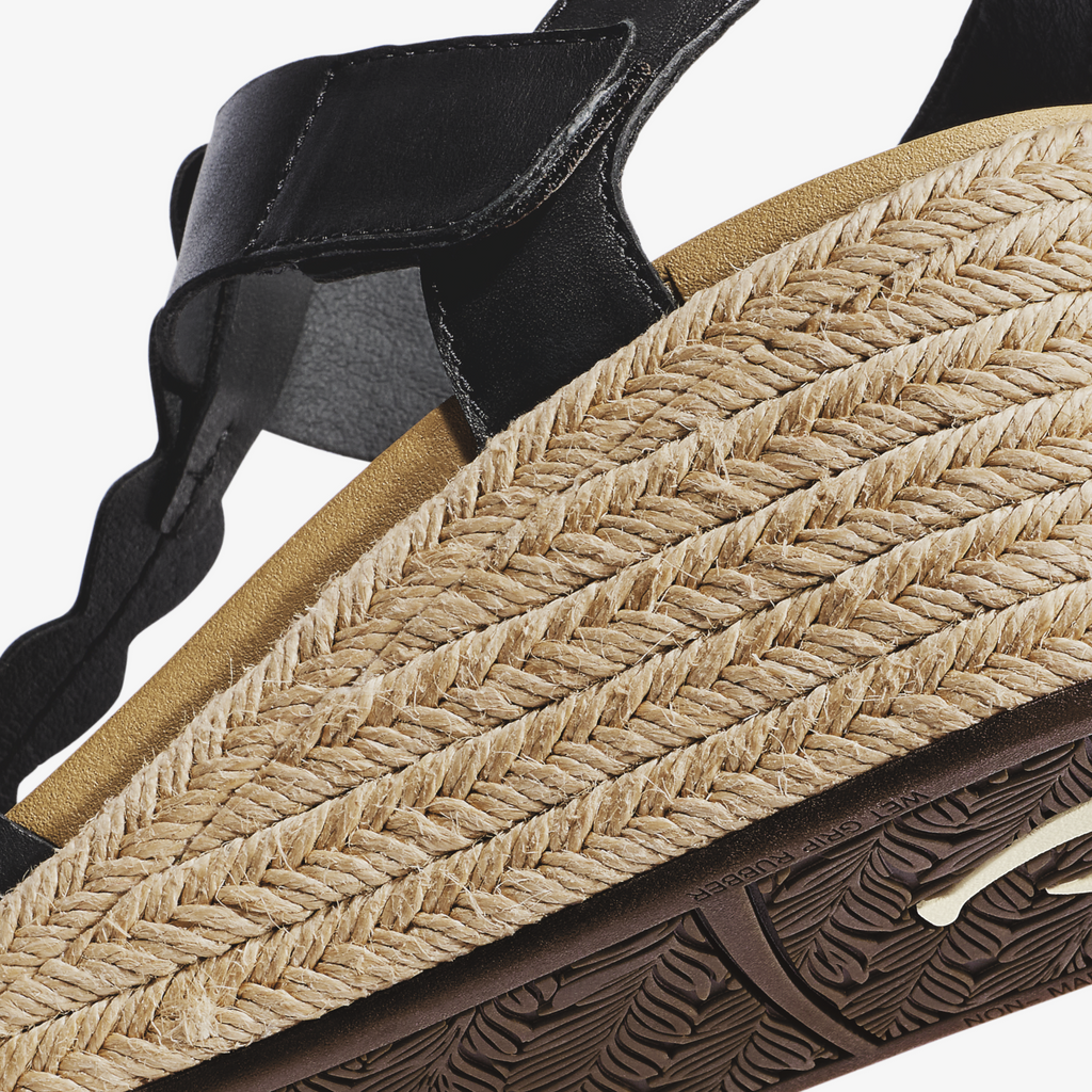 Ihi Women's Wedge Sandals - Black / Warm Sand