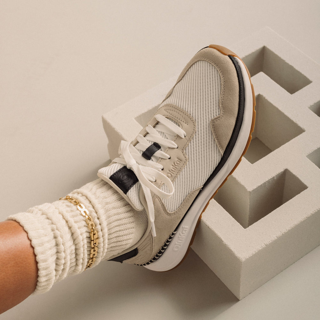 Koke Women's Sneakers - Bright White / Ecru