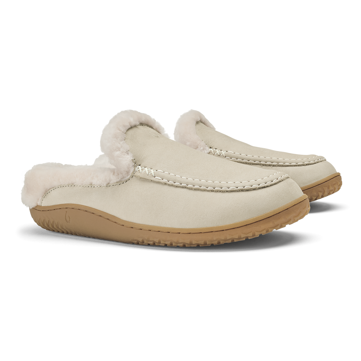 Nohea Kolo Women's Mule Slipper - Ecru / Ecru