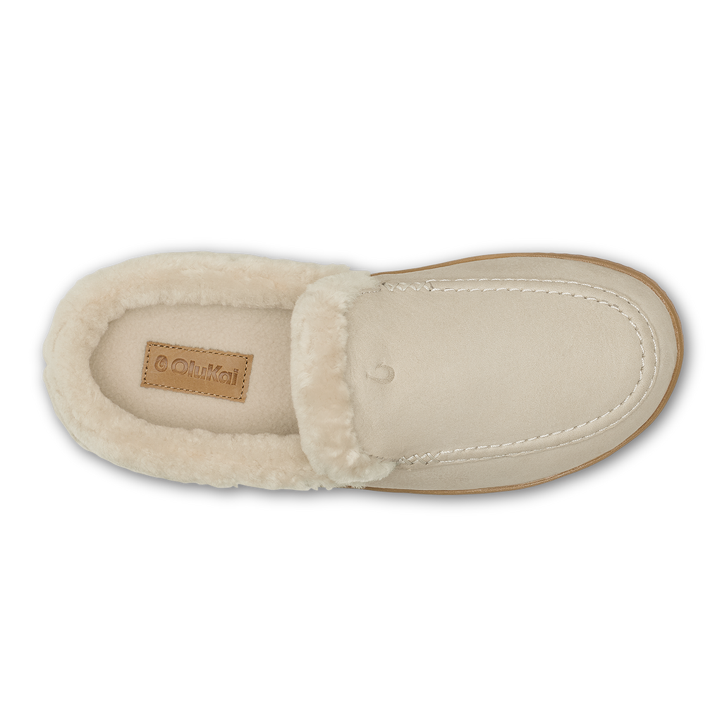 Nohea Kolo Women's Mule Slipper - Ecru / Ecru