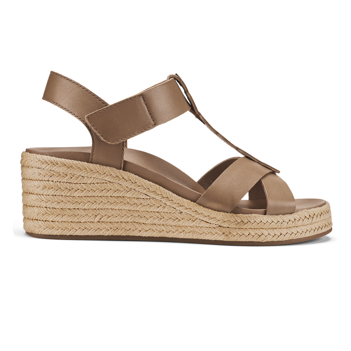 Ihi Women's Wedge Sandals - Tan / Tan