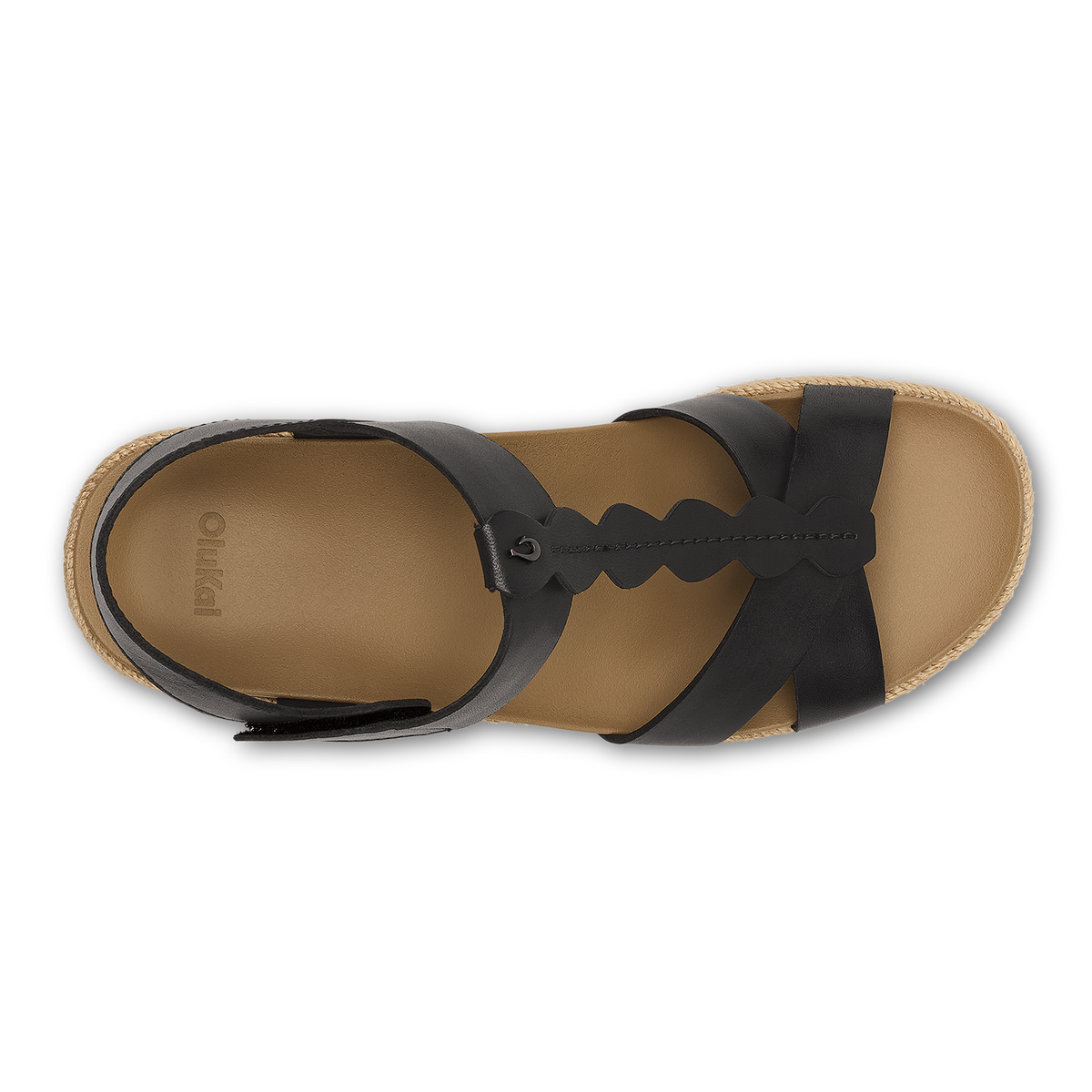 Ihi Women's Wedge Sandals - Black / Warm Sand