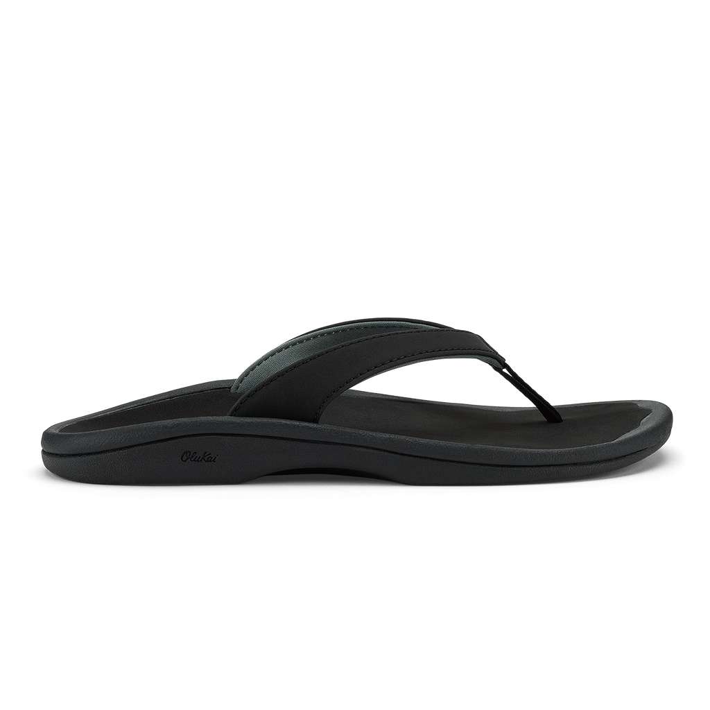 Ohana Lahi Women's Beach Sandals - Black / Black