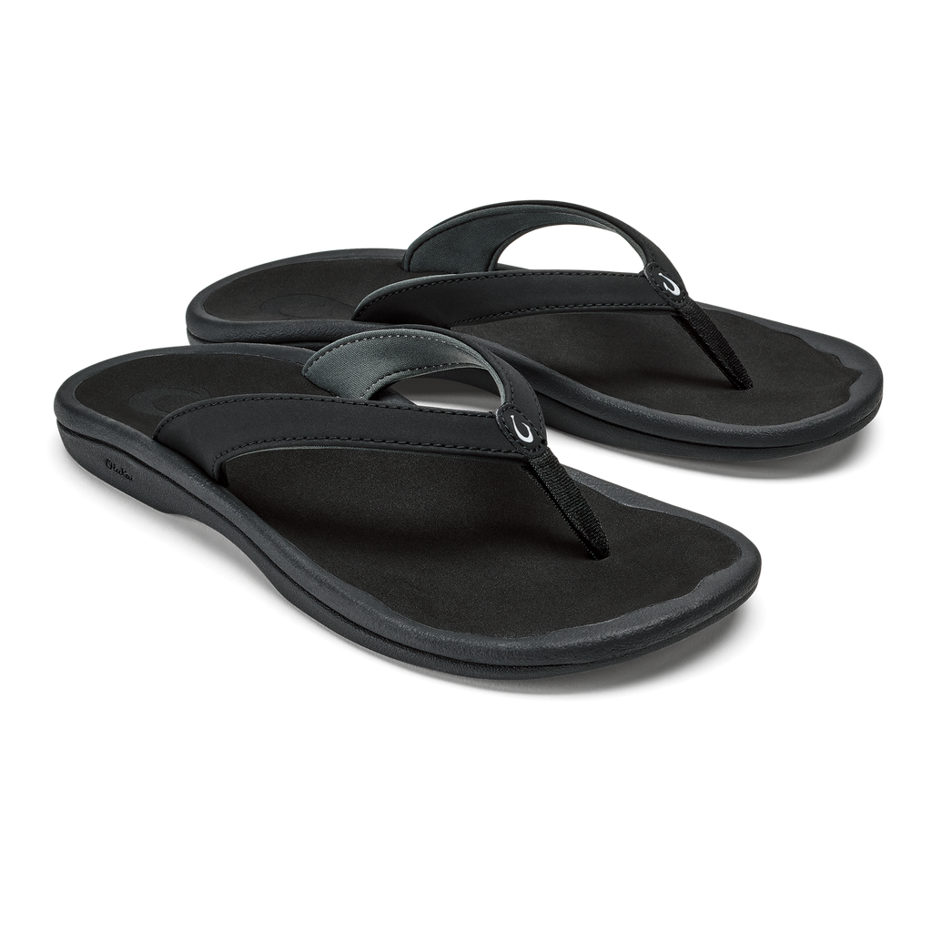 Ohana Lahi Women's Beach Sandals - Black / Black