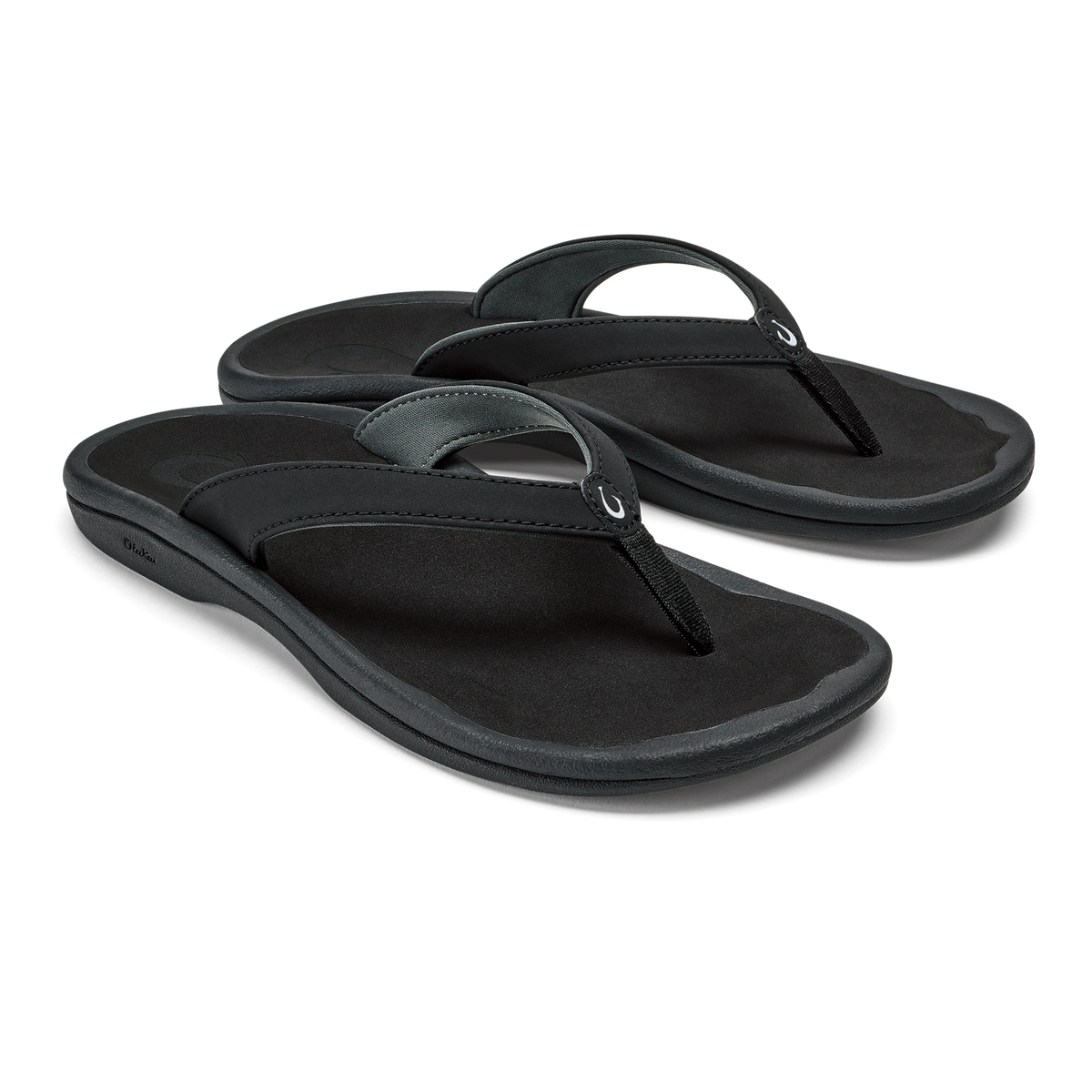 Ohana Lahi Women's Beach Sandals - Black / Black