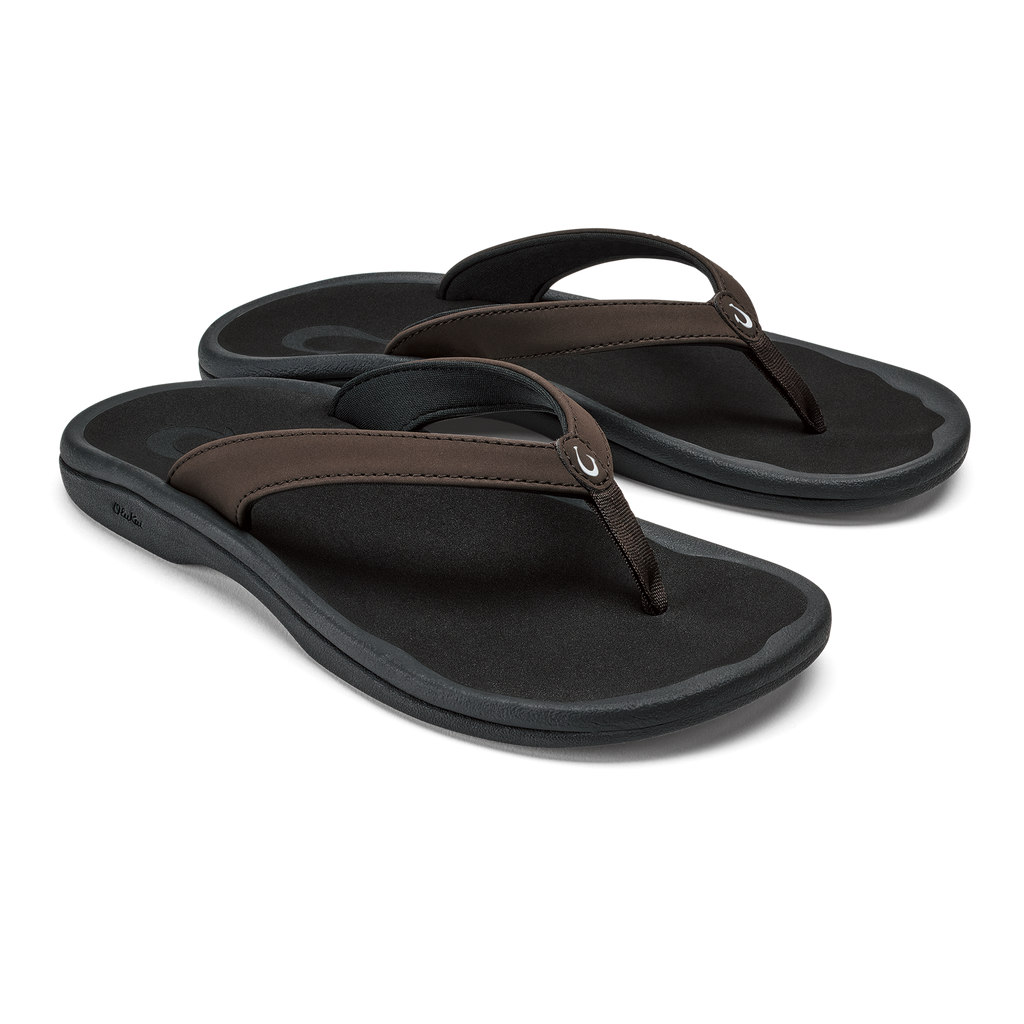 Ohana Lahi Women's Beach Sandals - Dk Java / Black