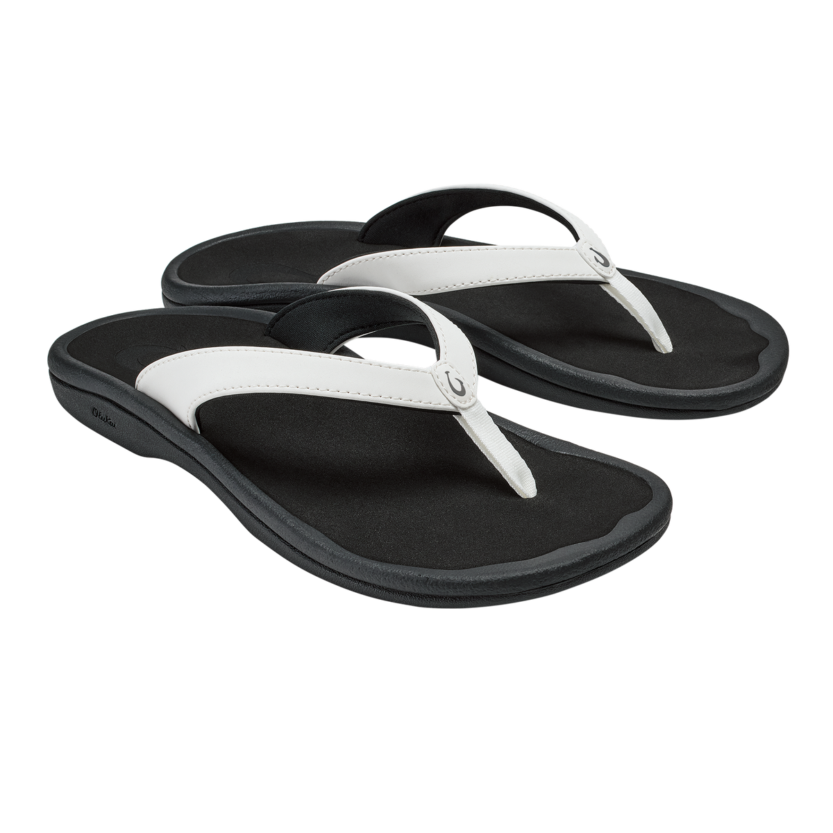 Ohana Lahi Women's Beach Sandals - White Sand / Black