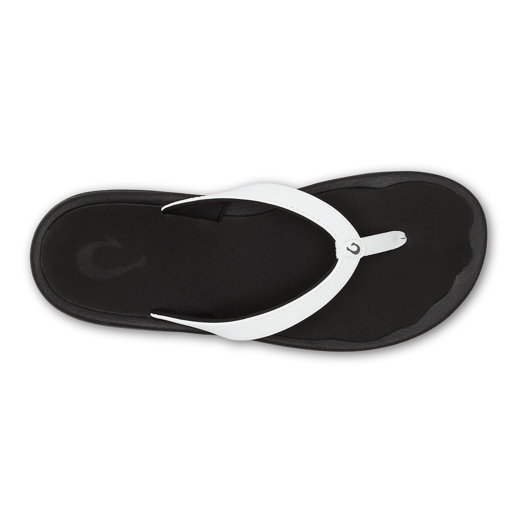 Ohana Lahi Women's Beach Sandals - White Sand / Black