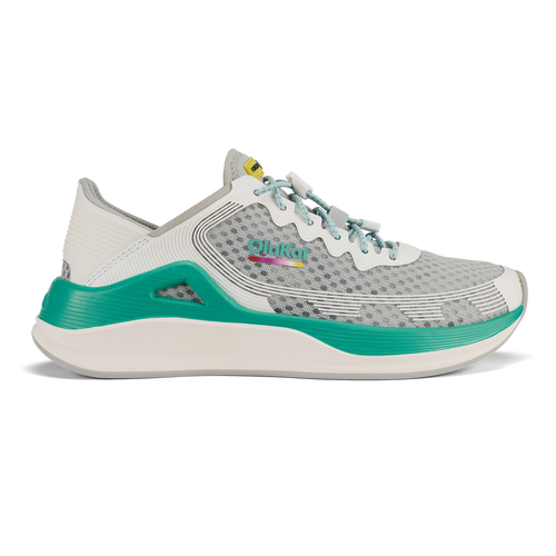 Ahi Women's Performance Marine Shoe - Cloud Grey / Bright White