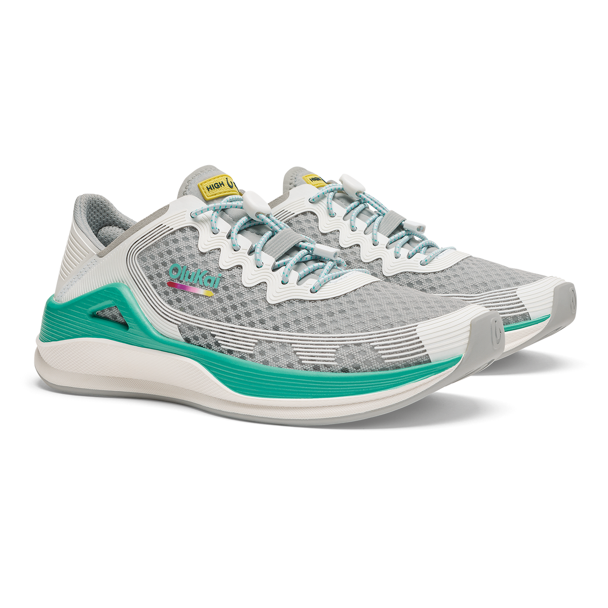 Ahi Women's Performance Marine Shoe - Cloud Grey / Bright White