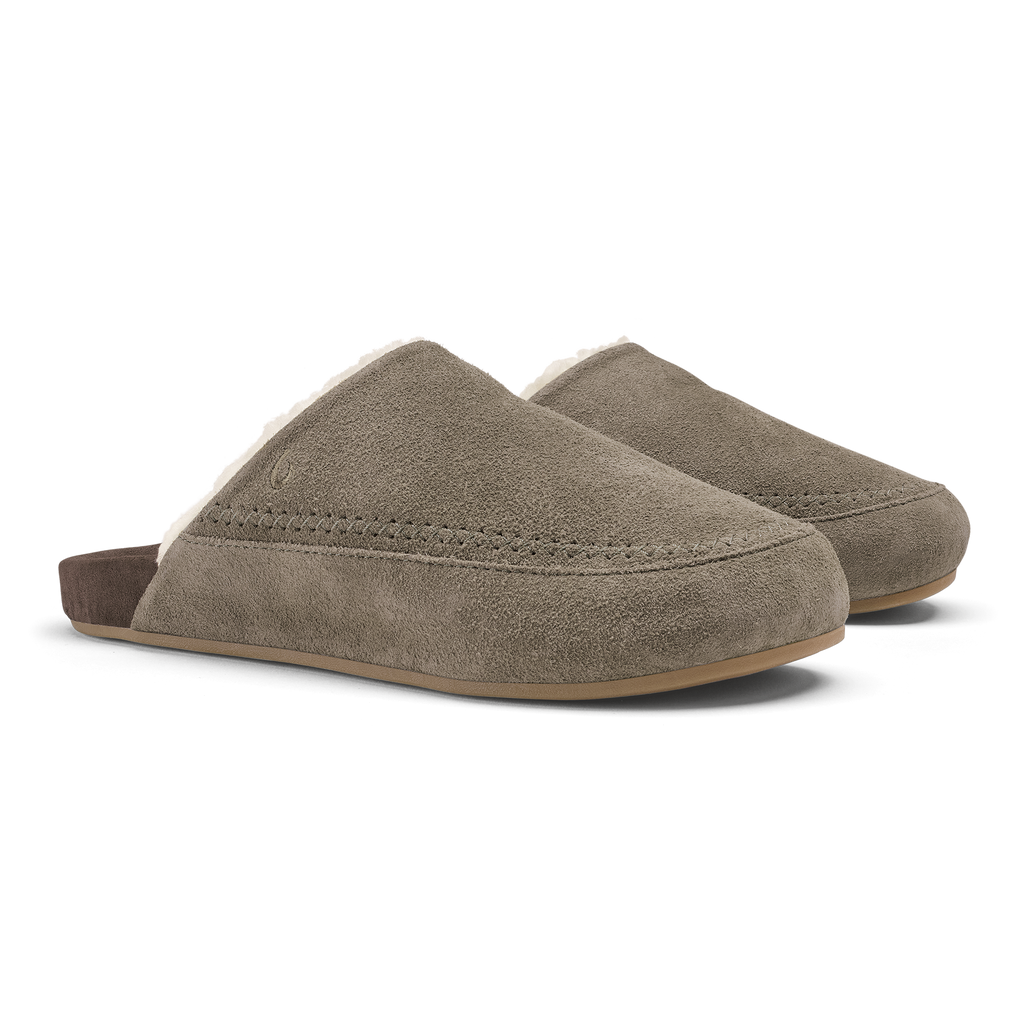Kipea Malie Women's Mule Slipper - Walnut / Dark Java
