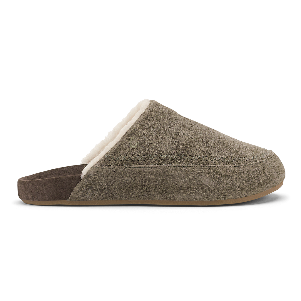 Kipea Malie Women's Mule Slipper - Walnut / Dark Java