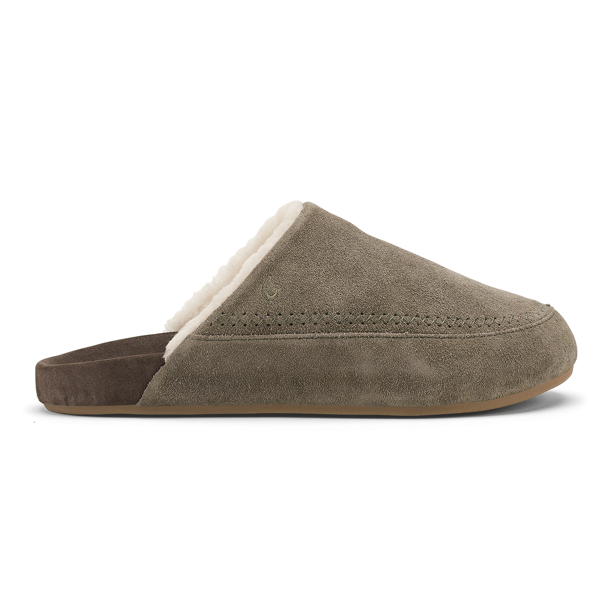 Kipea Malie Women's Mule Slipper - Walnut / Dark Java