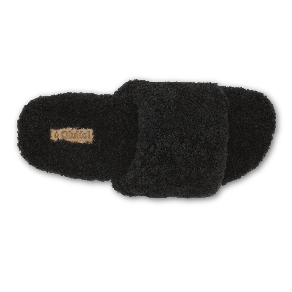 Kipea Ulana Women's Slide Sandals - Black / Black