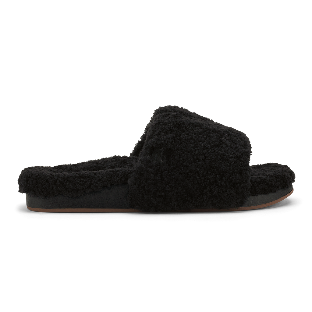 Kipea Ulana Women's Slide Sandals - Black / Black