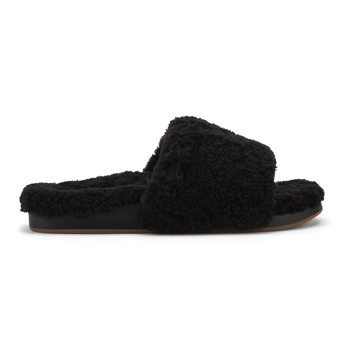 Kipea Ulana Women's Slide Sandals - Black / Black