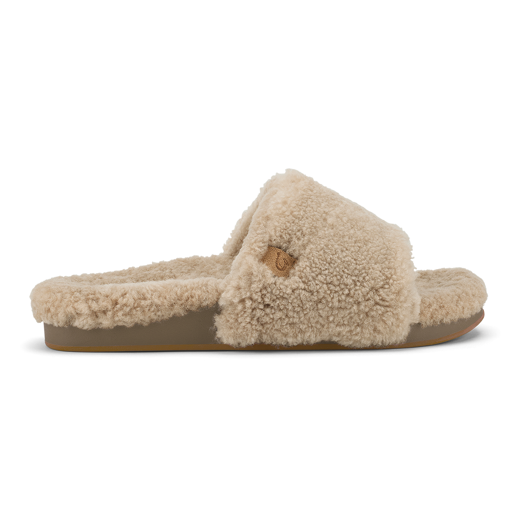 Kipea Ulana Women's Slide Sandals - Tan / Tan