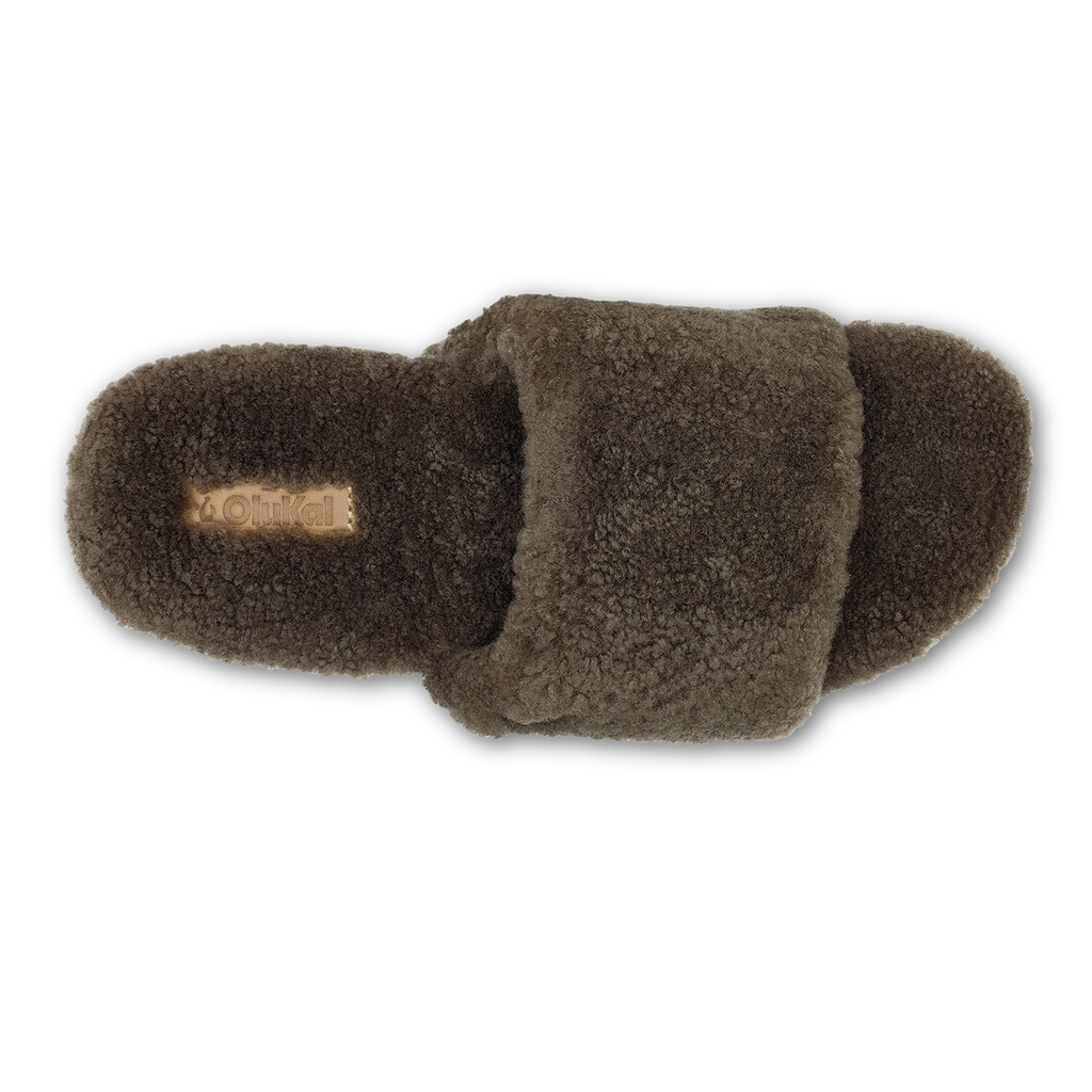 Kipea Ulana Women's Slide Sandals - Walnut / Walnut