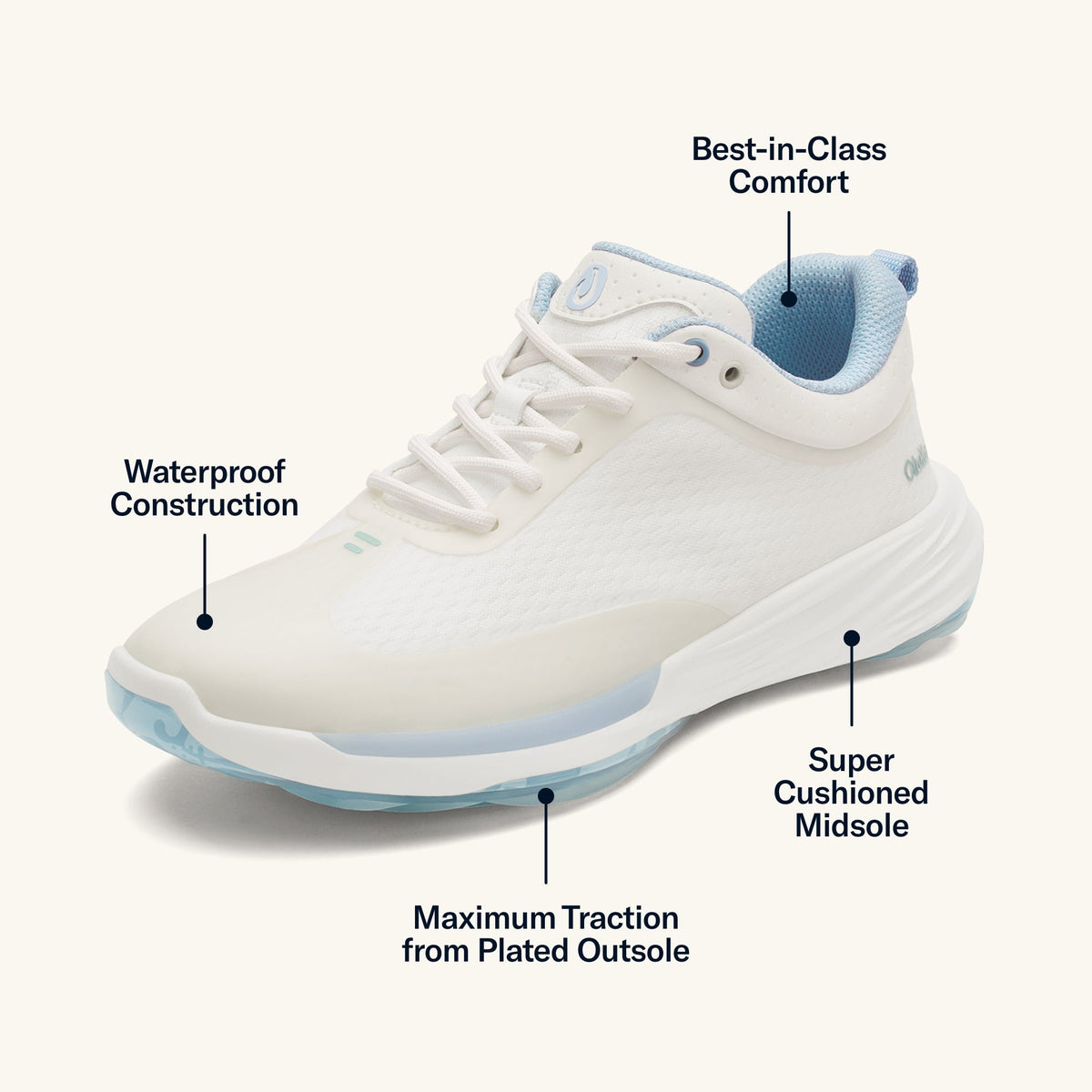 Makena Wp Women's Performance Golf Shoes - Bright White