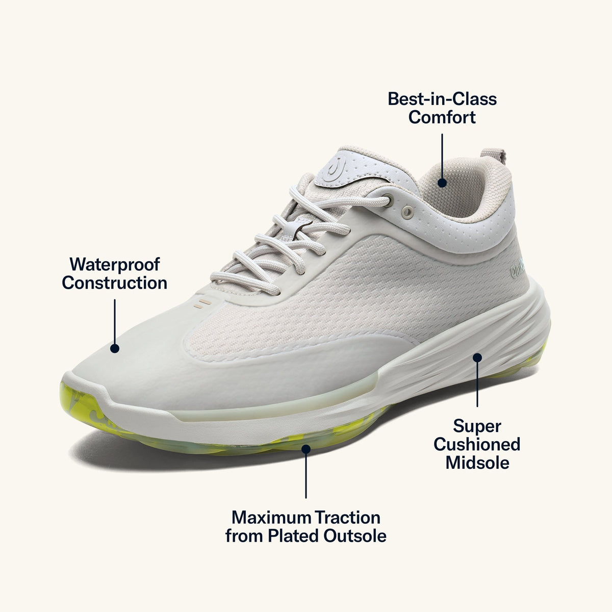 Makena Wp Men's Performance Golf Shoes - Sterling
