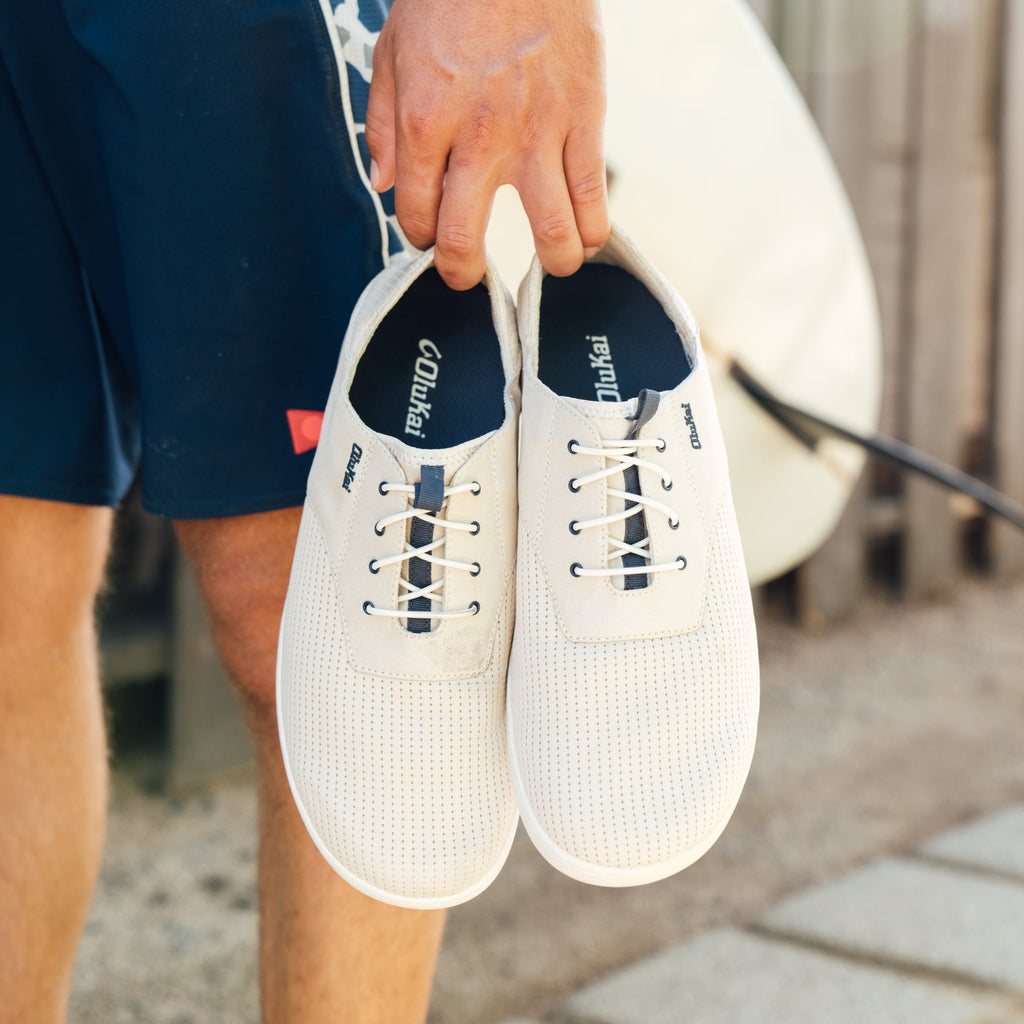 Nohea Moku Men's No Tie Boat Shoes - Tapa