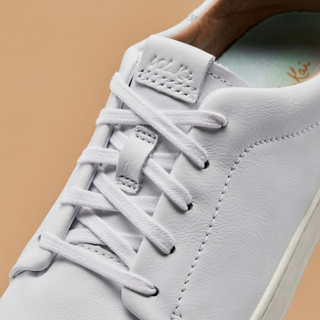Pehuea Li Ili Women's Everyday Leather Sneakers - White