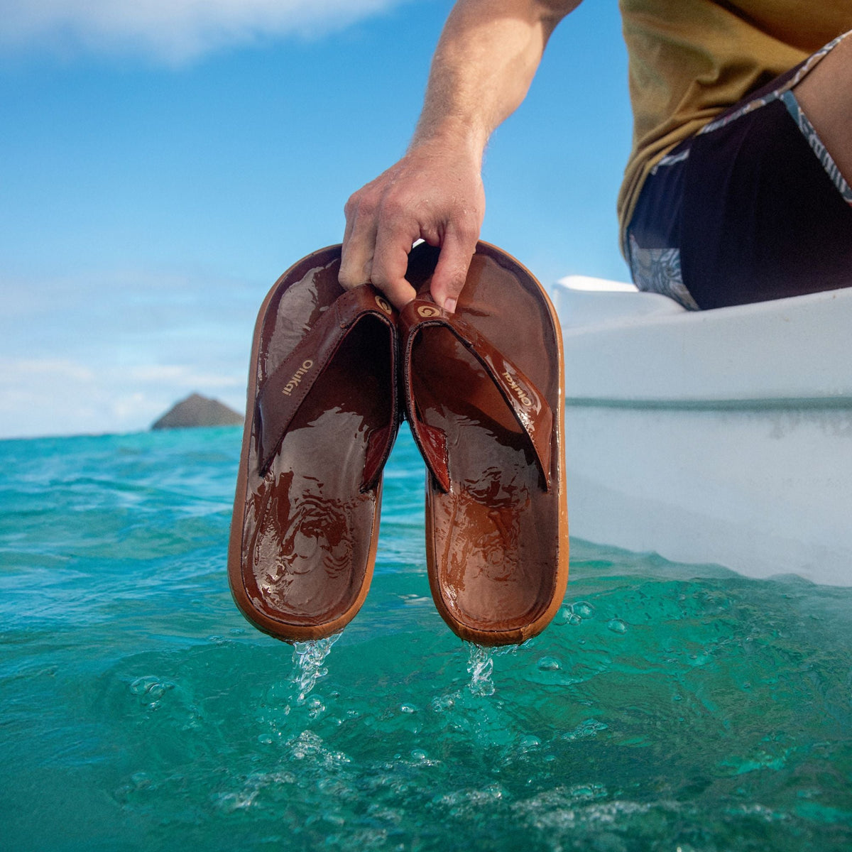 Pili Men's Leather Sandals - Fox