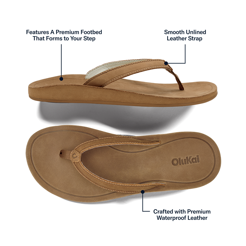 Southshore Women's Leather Sandals - Toffee